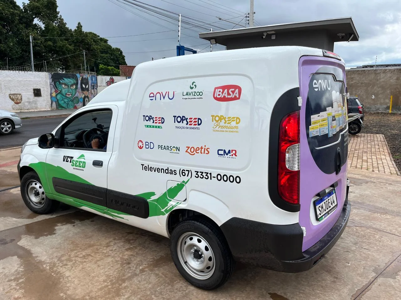 Equipe VETSEED em atendimento ao produtor rural de Mato Grosso do Sul